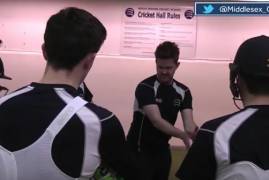 Footage of Middlesex Academy squad & interview with Academy Director