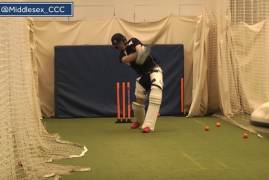 Middlesex 'Power Hitting' net session at Lord's