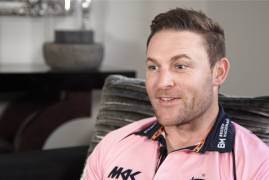 Exclusive interview at home with Brendon McCullum