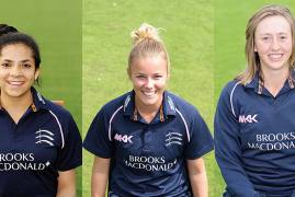Middlesex trio named in England Women's Academy squad