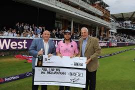 PAUL STIRLING NAMED JUNE 2017 BROOKS MACDONALD PLAYER OF THE MONTH