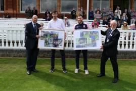 STEVEN FINN & JAMES HARRIS SAY FAREWELL TO MIDDLESEX AT LORD'S TODAY