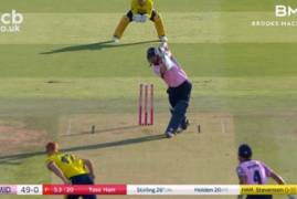 VITALITY BLAST MATCH ACTION FROM MIDDLESEX VS HAMPSHIRE AT LORD'S