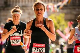 MEMBERSHIP SECRETARY JULIE BLAKESLEY RUNS VITALITY BIG HALF MARATHON