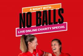 Watch No Balls LIVE online charity special in support of Take Her Lead