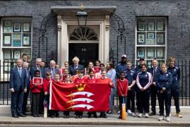 TODAY WE CELEBRATED MIDDLESEX DAY AT NUMBER 10 DOWNING STREET 