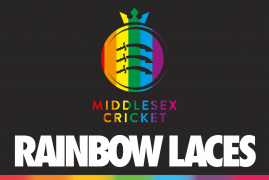 MIDDLESEX CRICKET SUPPORTS RAINBOW LACES CAMPAIGN