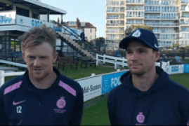 CLOSE OF PLAY INTERVIEW | PETER HANDSCOMB & SAM ROBSON