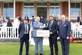 SEAXE CLUB PRESENT DISABILITY SQUAD WITH CHEQUE TO SUPPORT DUBAI TOUR