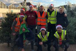 MIDDLESEX SQUADS GET FESTIVE AT SUNSHINE GARDEN CENTRE IN BOUNDS GREEN