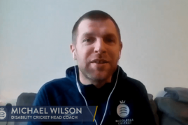 DISABILITY HEAD COACH MICHAEL WILSON INTERVIEWED ON ZOOM