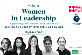 WOMEN IN LEADERSHIP WEBINAR WITH KNIGHT FRANK