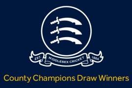 Middlesex CCC County Champions Draw Winners!