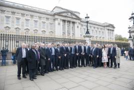 MIDDLESEX PRESENTED WITH COUNTY CHAMPIONSHIP TROPHY AT BUCKINGHAM PALACE