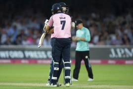 IMAGES OF MIDDLESEX BATTING VS SURREY IN THE VITALITY BLAST