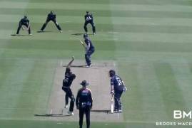 MIDDLESEX V SURREY MATCH ACTION