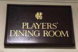 FOUR PLAYERS COOKED UP A FEAST TODAY IN LORD'S PLAYERS' DINING ROOM