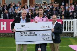 JAMES FULLER WINS JULY BROOKS MACDONALD PLAYER OF THE MONTH AWARD