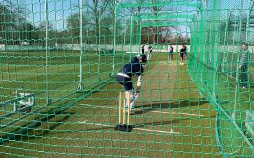 NEW 'LORD'S SLOPE' NETS GET FIRST USE AT MERCHANT TAYLORS' SCHOOL