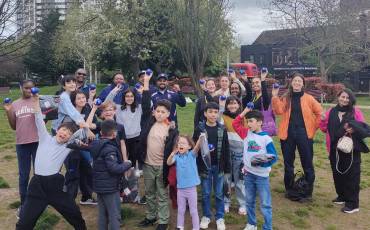 MIDDLESEX IN THE COMMUNITY DELIVERS CRICKET SESSION IN CLERKENWELL