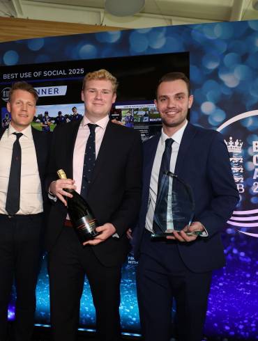 MIDDLESEX CRICKET SCOOPED THE BEST USE OF SOCIAL AWARD AT THE 2025 BUSINESS OF CRICKET AWARDS